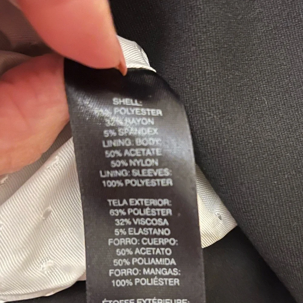WHBM women’s blazer size 4 black.